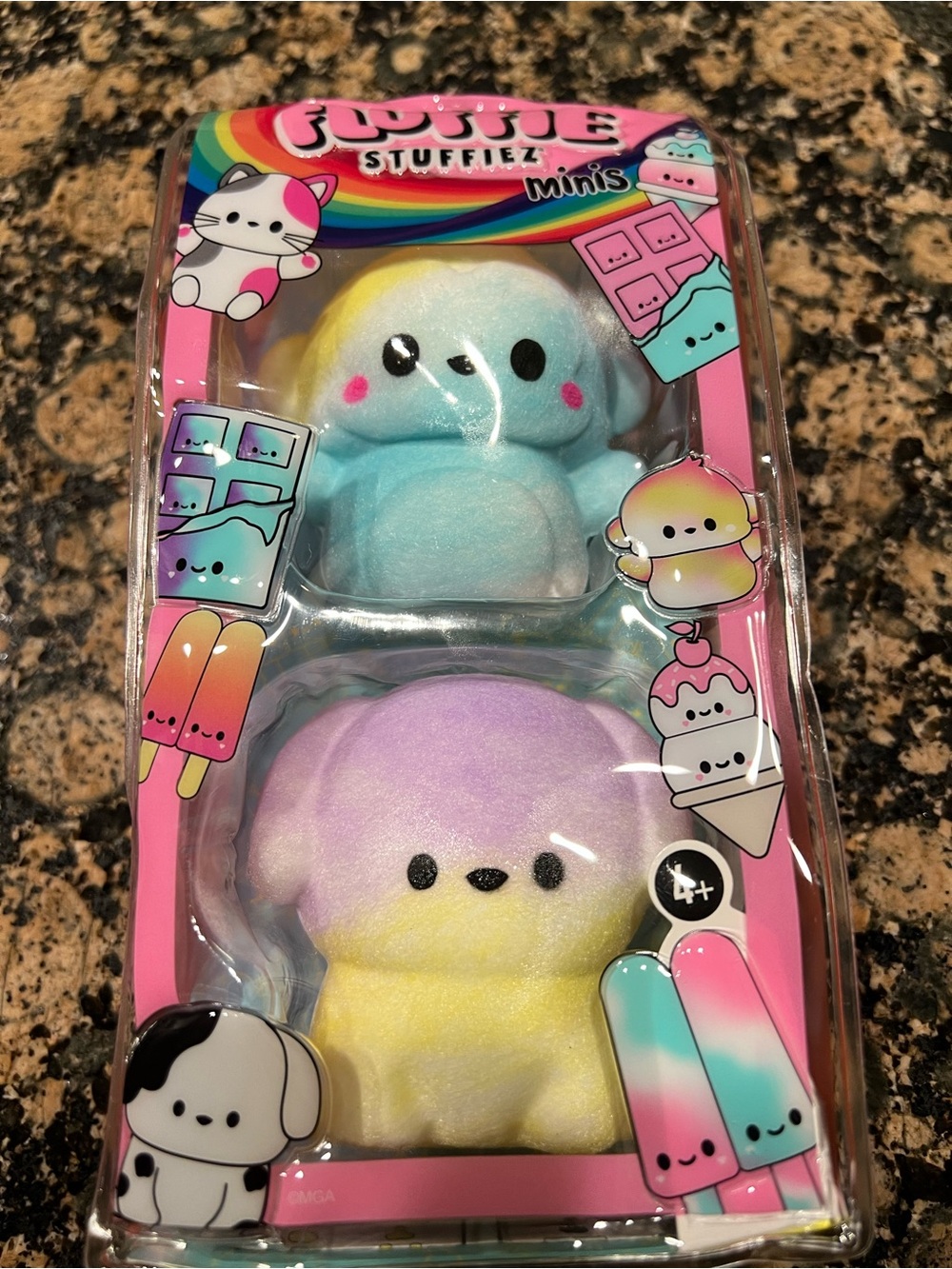 Minis Plush Duo - Pastel Blue & Pastel Purple